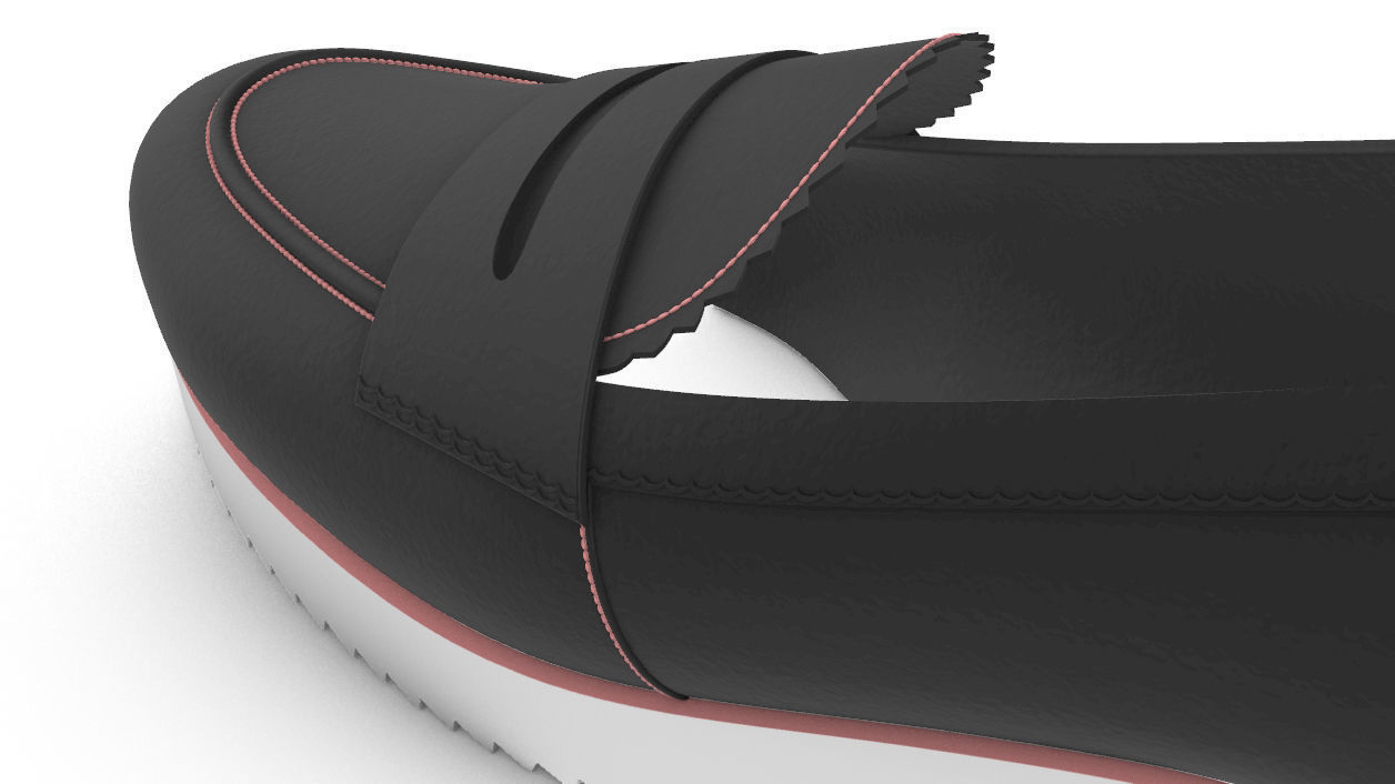 Monk shoe 3D model_3