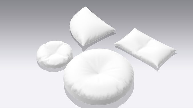 Pillow Low-poly 3D model