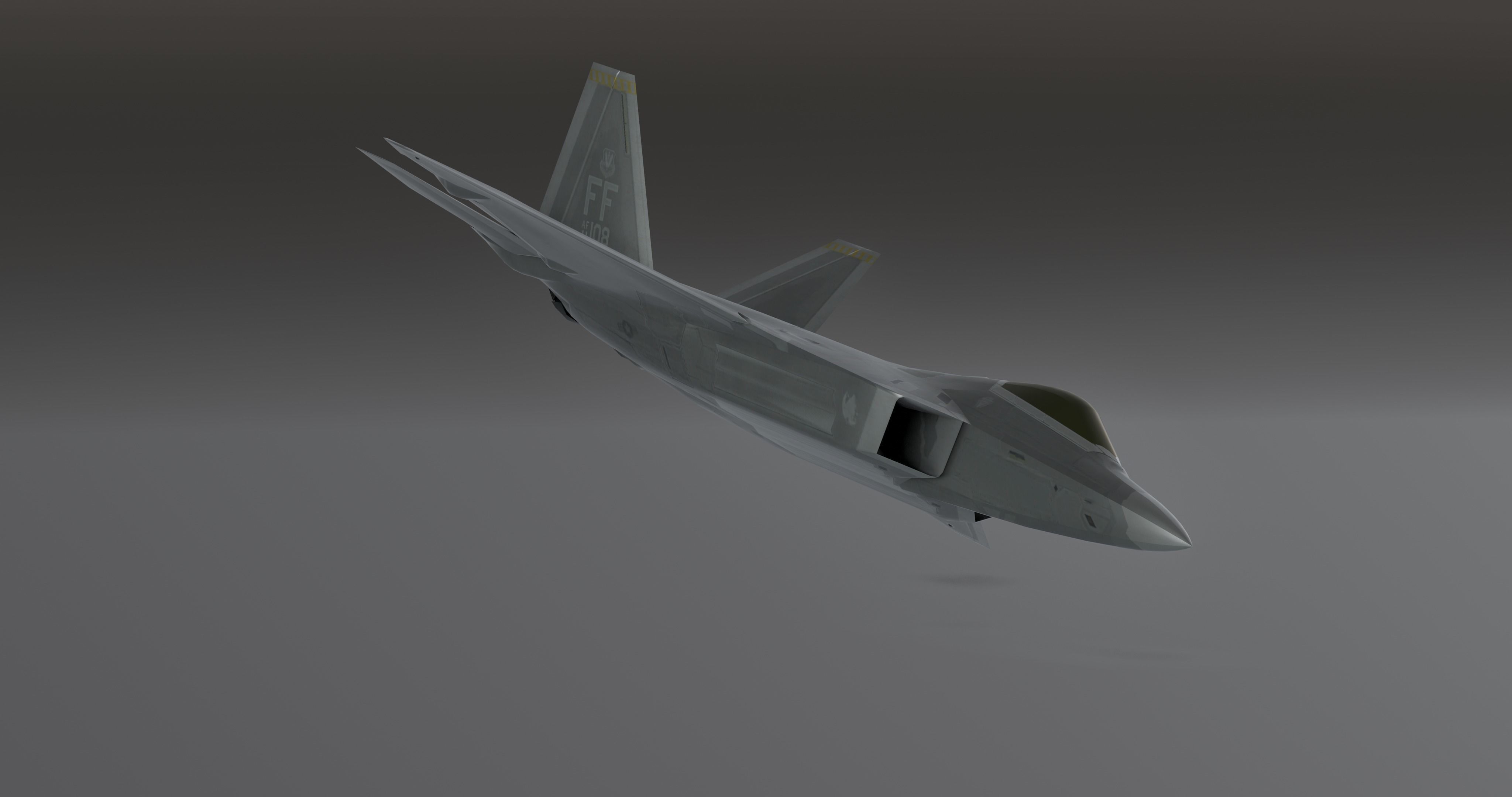 F-22 raptor - Photorealistic 3D model_5
