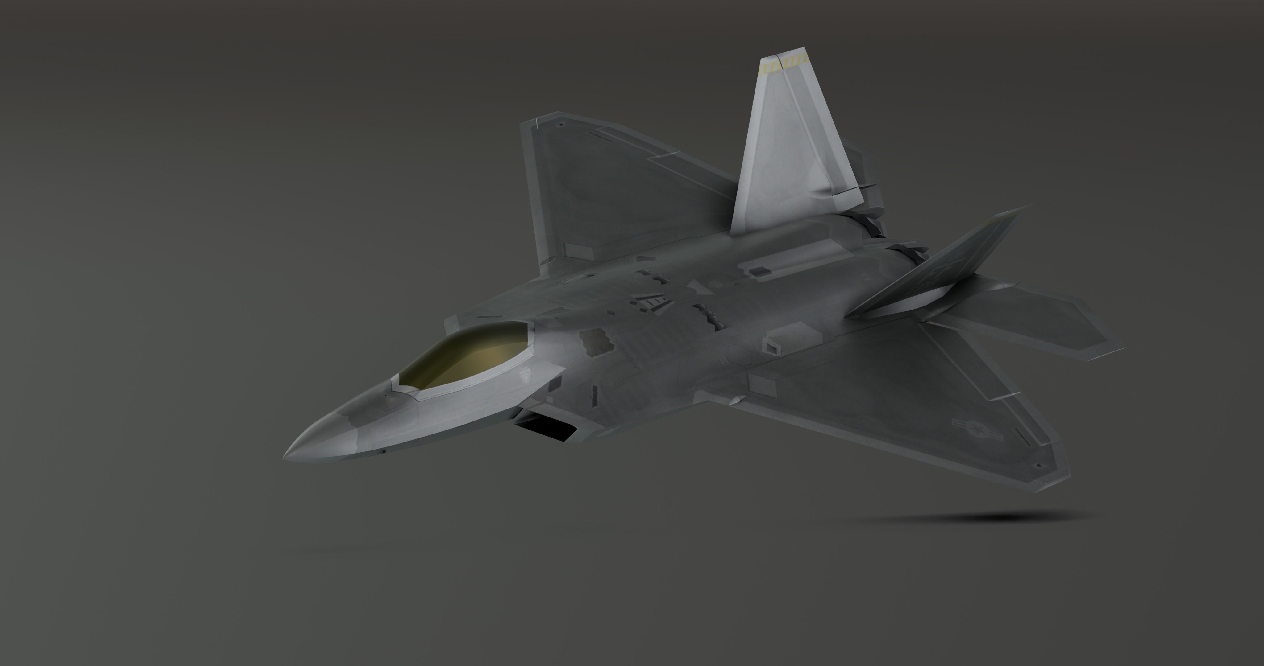 F-22 raptor - Photorealistic 3D model_2