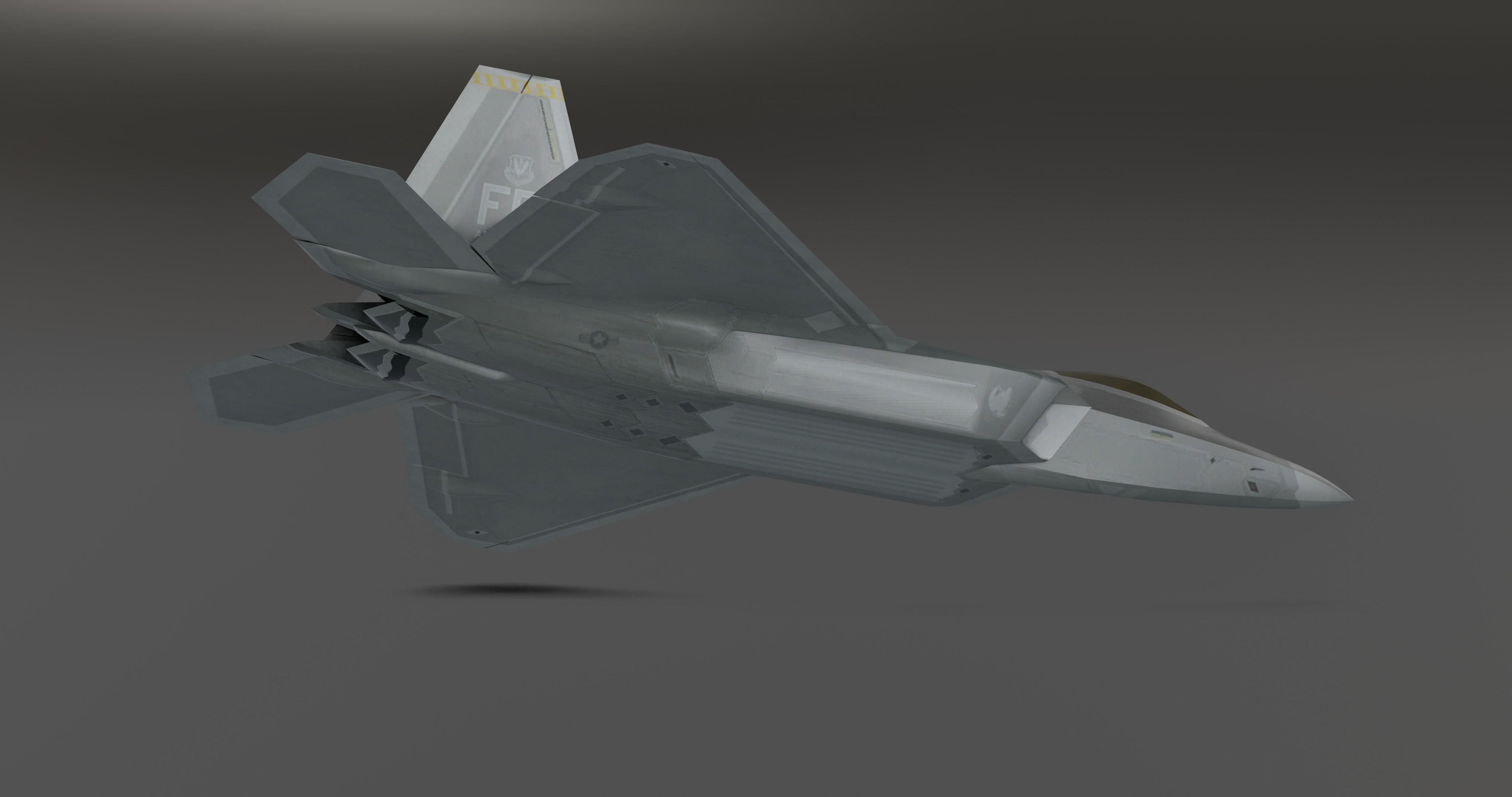 F-22 raptor - Photorealistic 3D model_7
