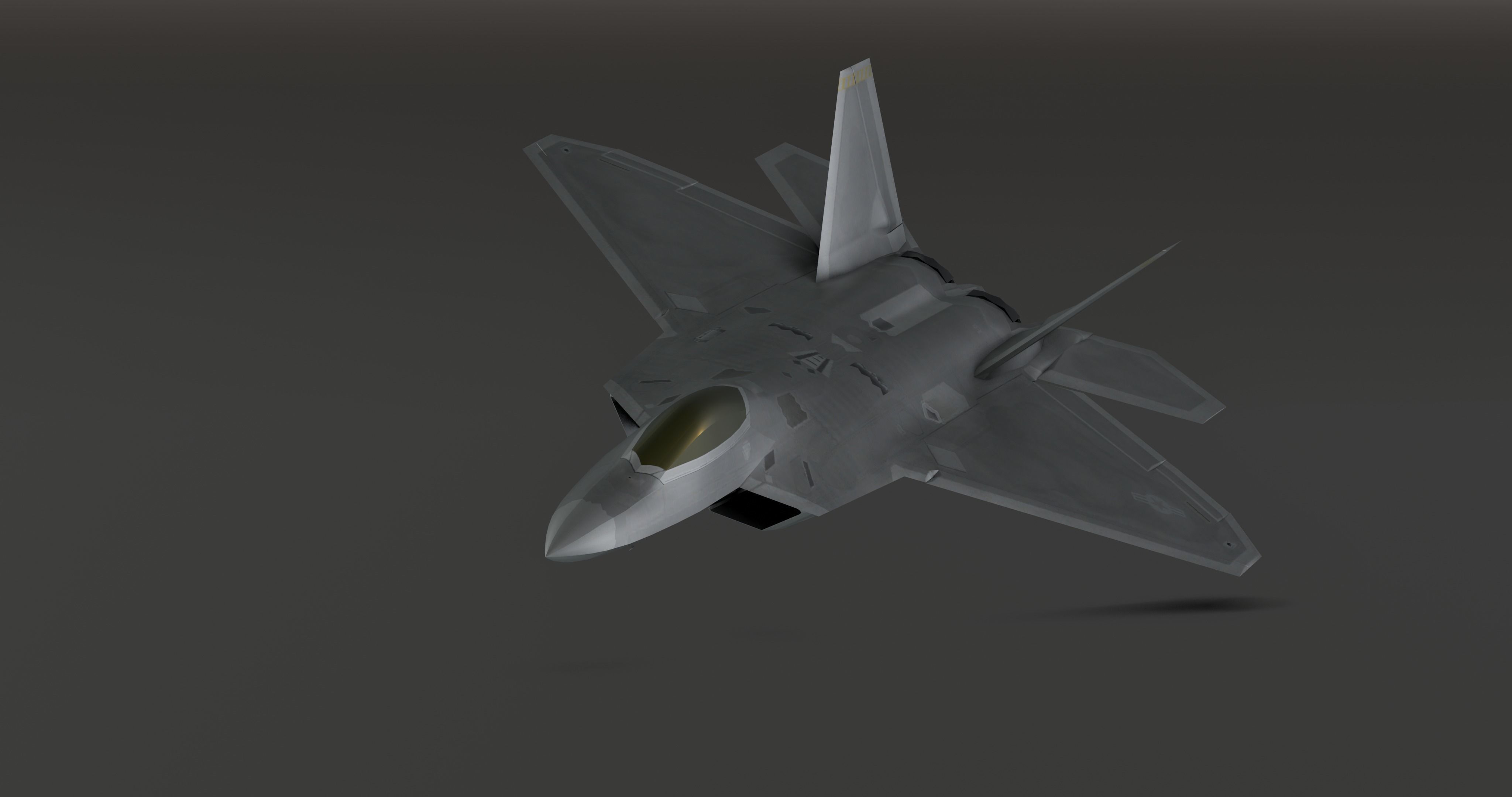 F-22 raptor - Photorealistic 3D model_3