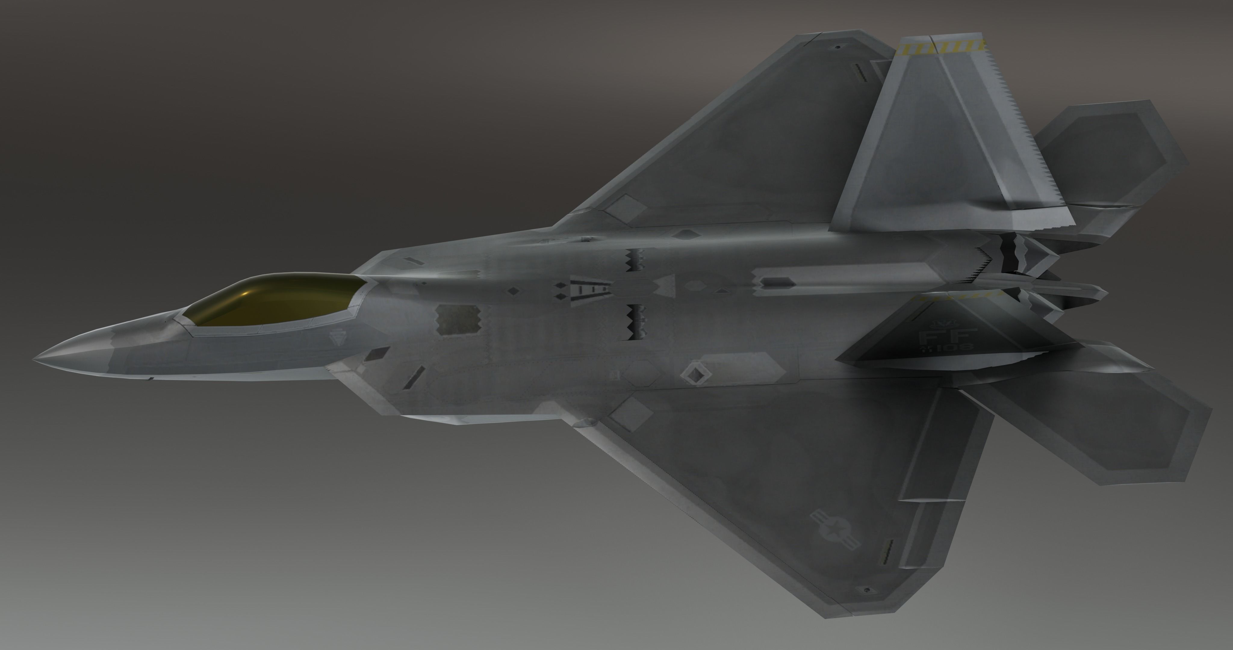 F-22 raptor - Photorealistic 3D model_16