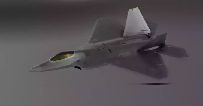 F-22 raptor - Photorealistic 3D model