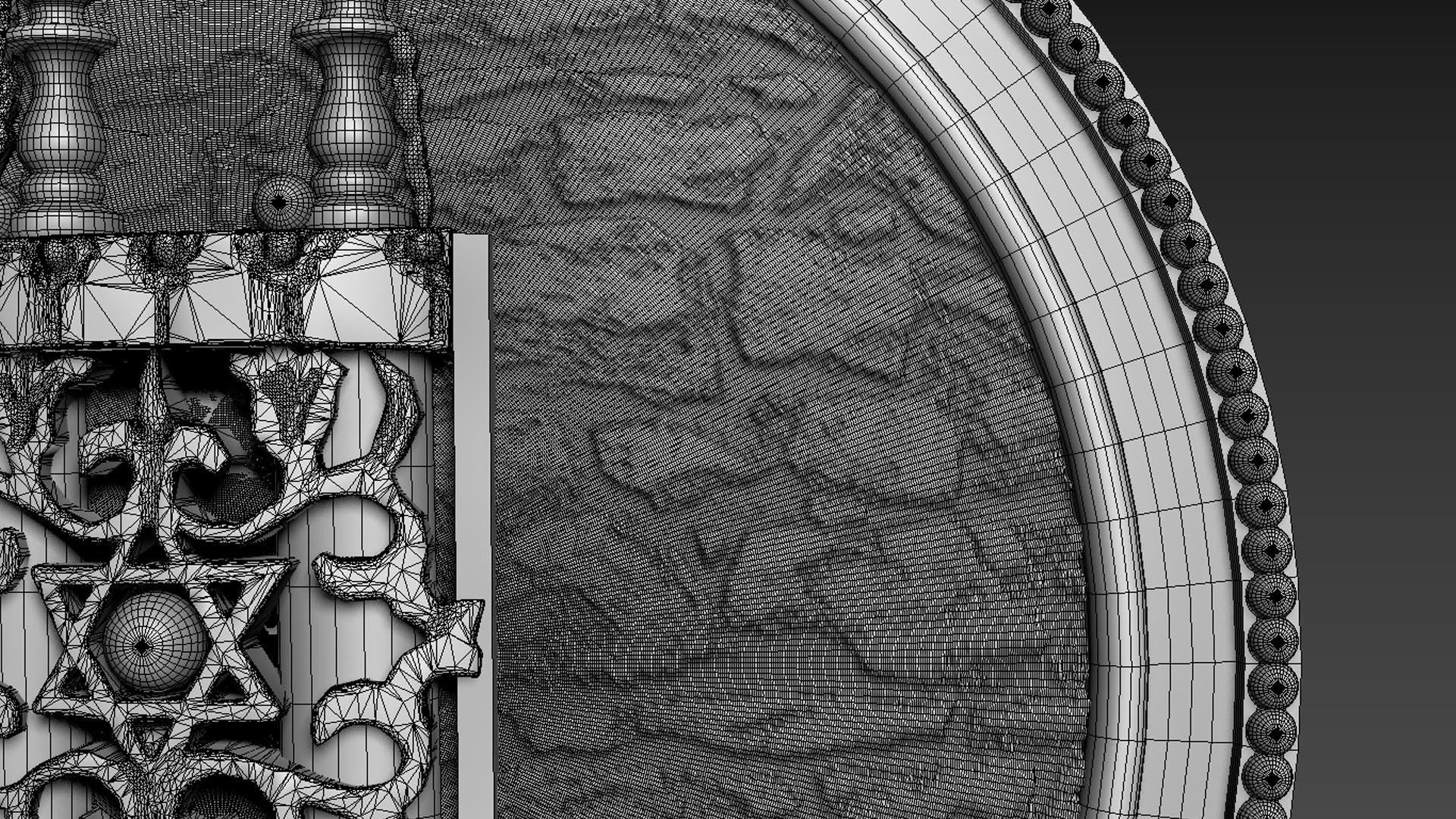 Torah Bas-Relief 3D model_10