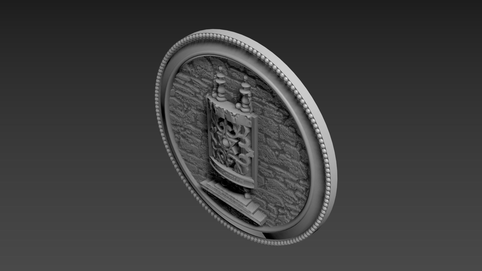 Torah Bas-Relief 3D model_1