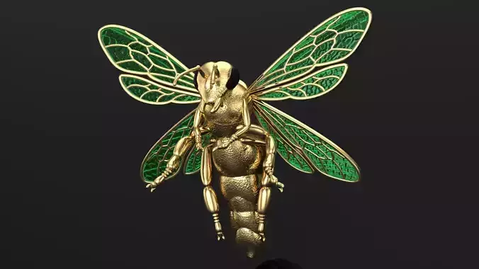 Queen bee 3D print model 