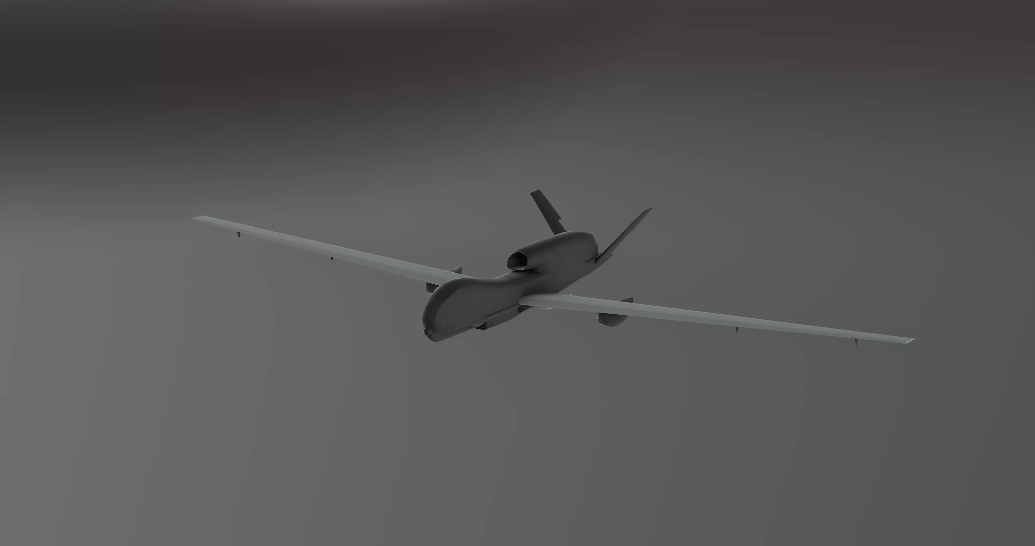 uav Drone G- hawk - Photorealistic Low-poly 3D model