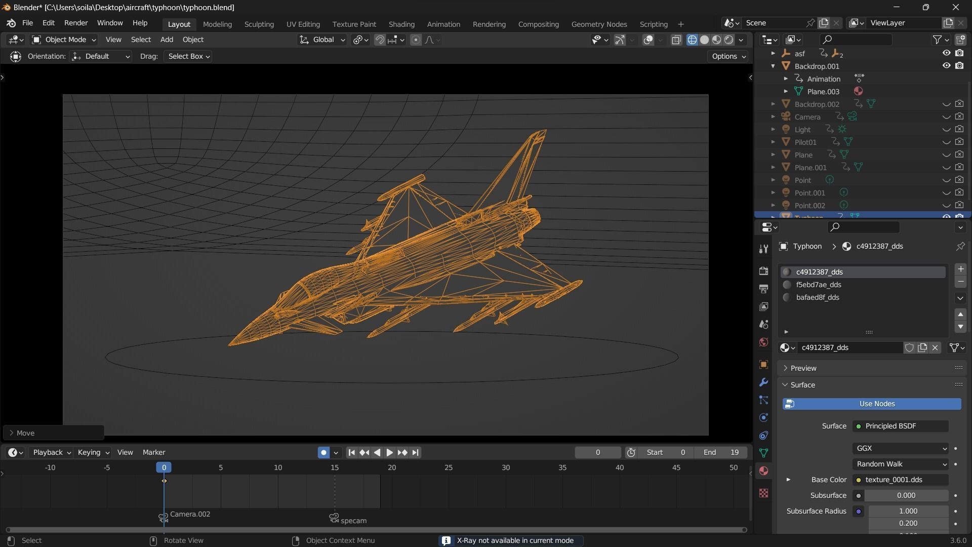 Typhoon Fighter Jet - Photorealistic Low-poly 3D model_20