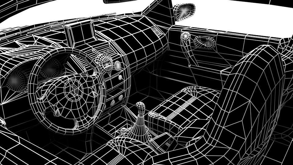 RENAULT MEGANE RS COUPE Low-poly 3D model_9