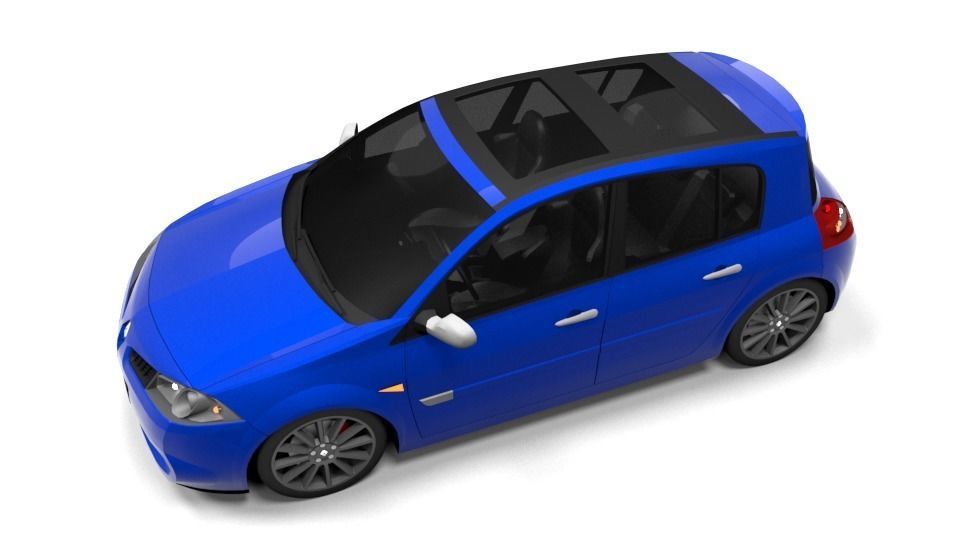 RENAULT MEGANE RS  Low-poly 3D model_6
