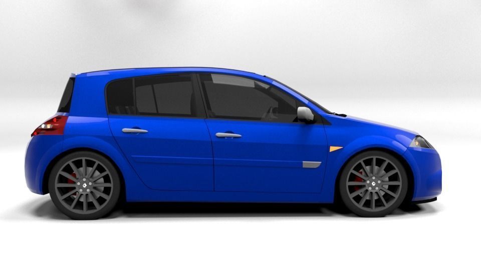 RENAULT MEGANE RS  Low-poly 3D model_4