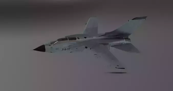 Tornado GR4 - Fighter Jet  Low-poly 3D model