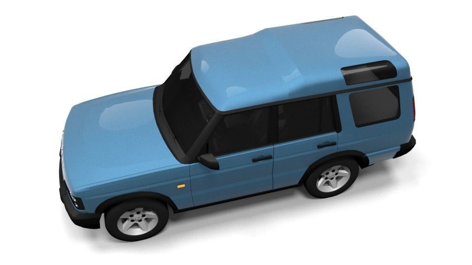 LAND ROVER DISCOVERY 2003 Low-poly 3D model_6