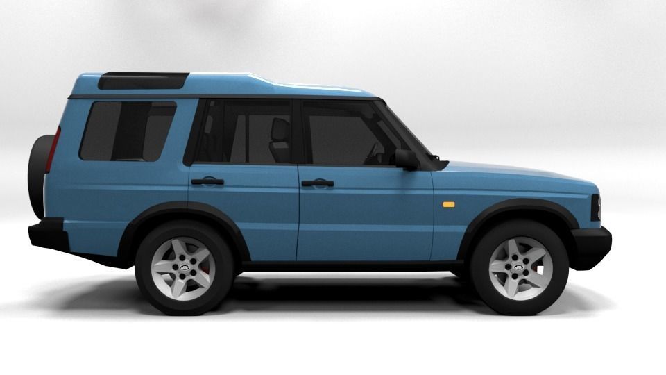 LAND ROVER DISCOVERY 2003 Low-poly 3D model_4