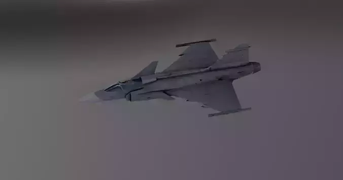 SAAB Gripen - Fighter Jet - Photorealistic