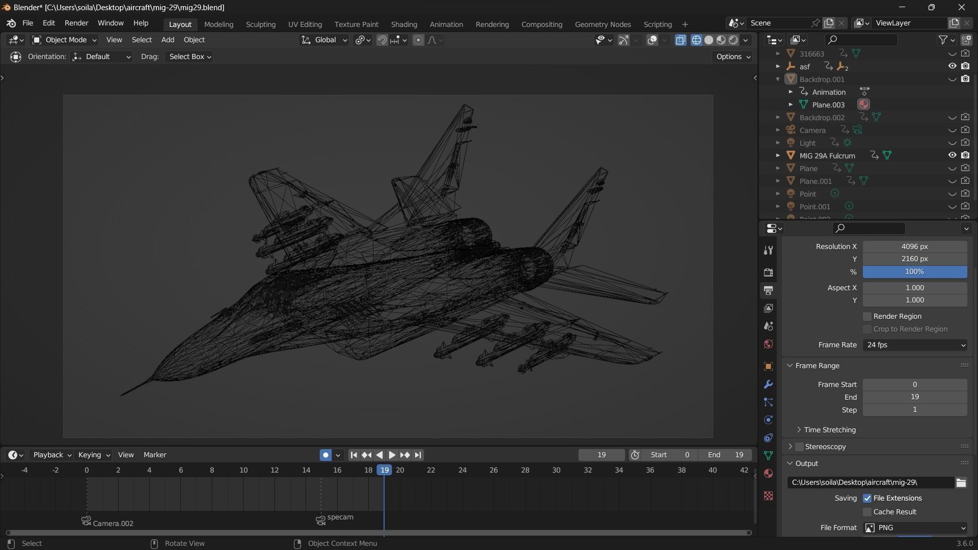 MIG 29 - Fighter Jet - Photorealistic Low-poly 3D model_20