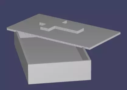 sponge sary coffin Free low-poly 3D model_0