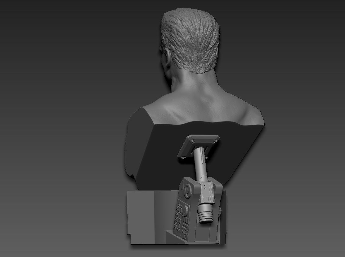 Terminator 2 Judgment Day 1991 Bust 3D print model_6