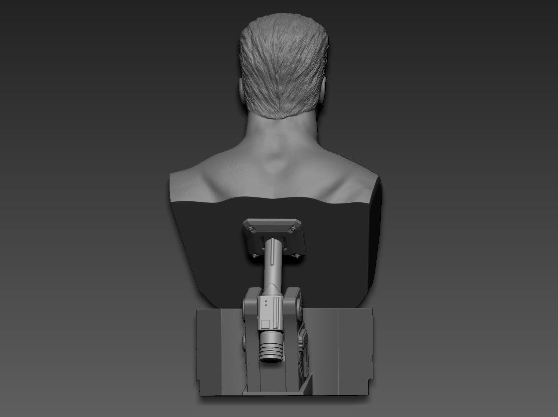 Terminator 2 Judgment Day 1991 Bust 3D print model_8