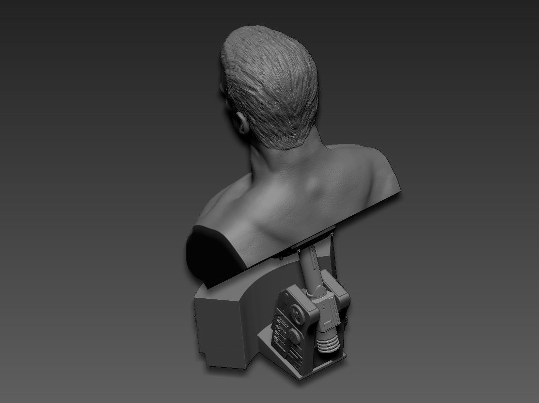 Terminator 2 Judgment Day 1991 Bust 3D print model_19
