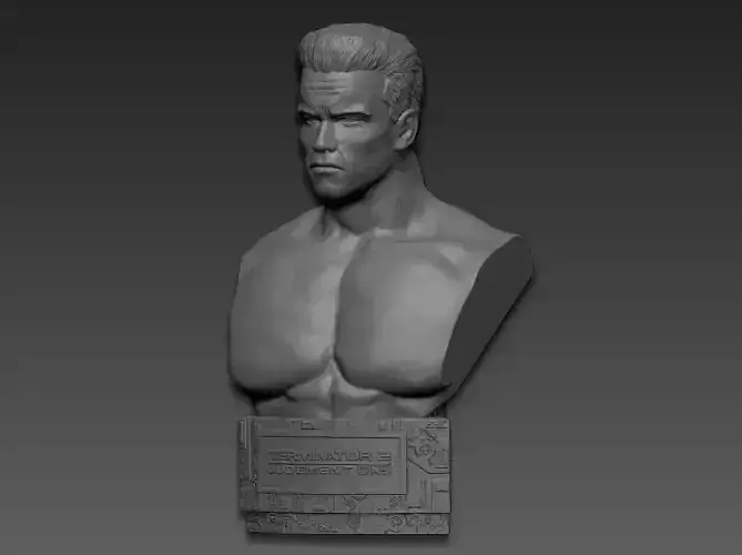 Terminator 2 Judgment Day 1991 Bust 3D print model