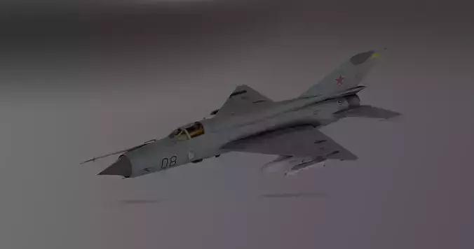 MIG 2 - Original - Photorealistic Low-poly 3D model