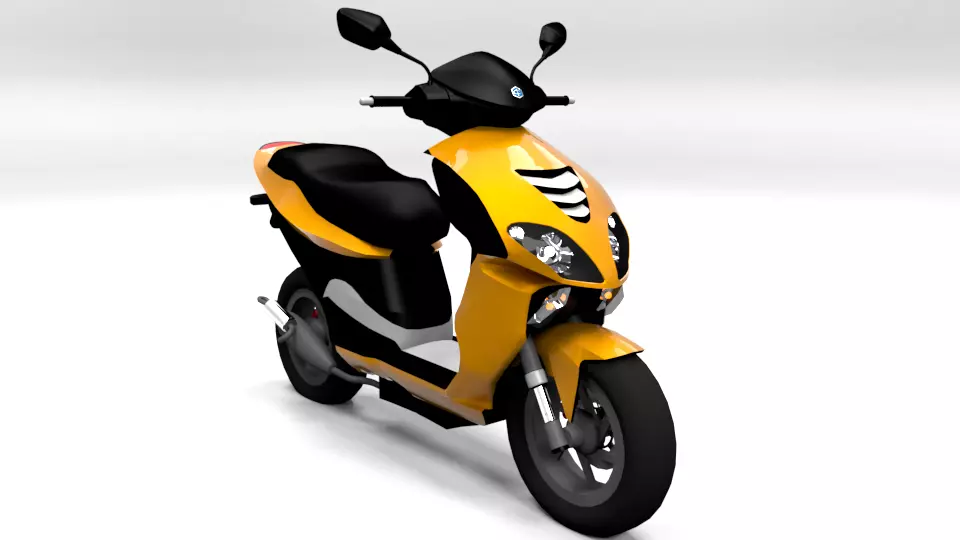 PIAGGIO NRG Low-poly 3D model