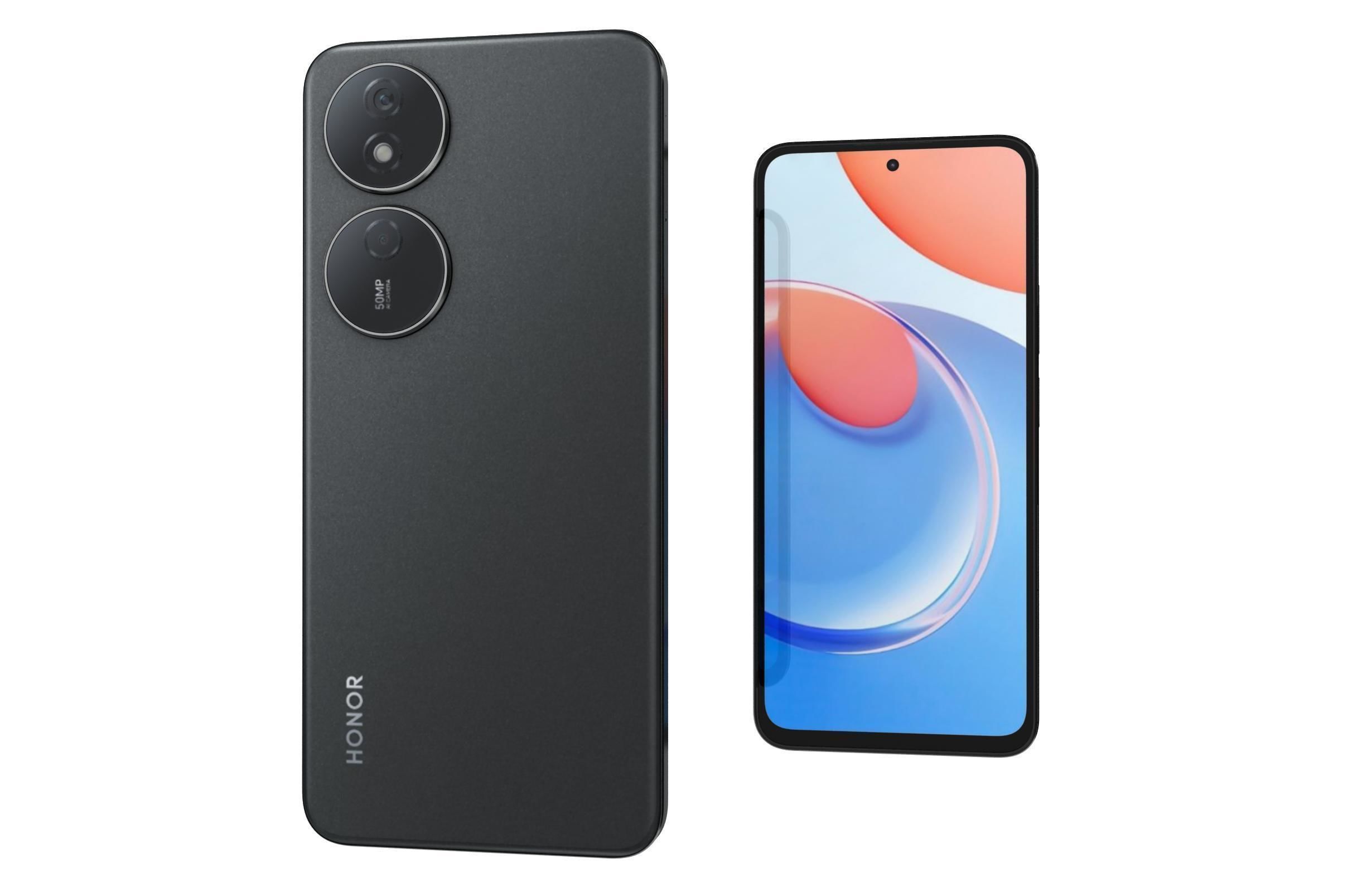 Honor Play 8T Black 3D model_7