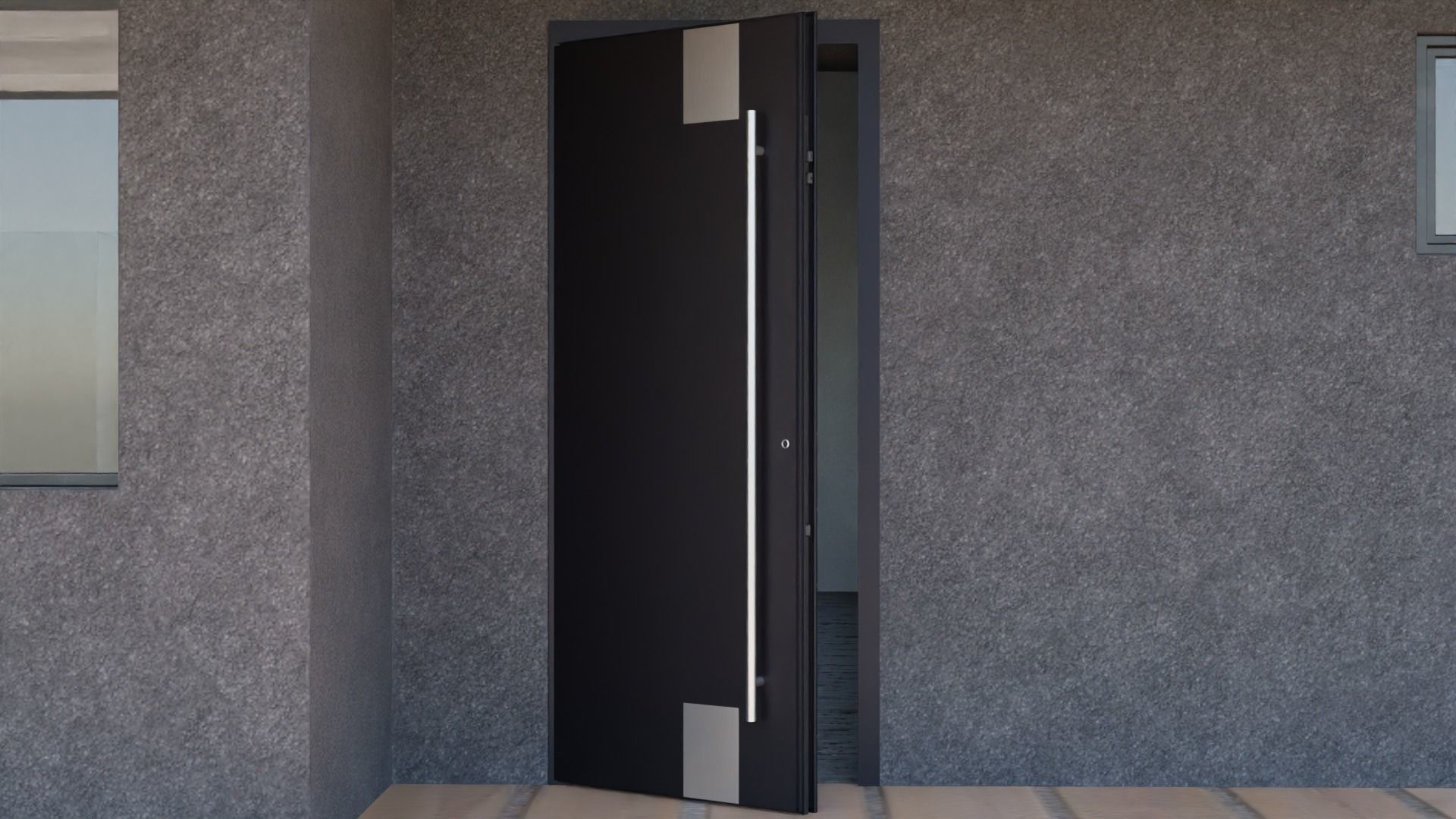 a large two-story house in high-tech style 3D model_11