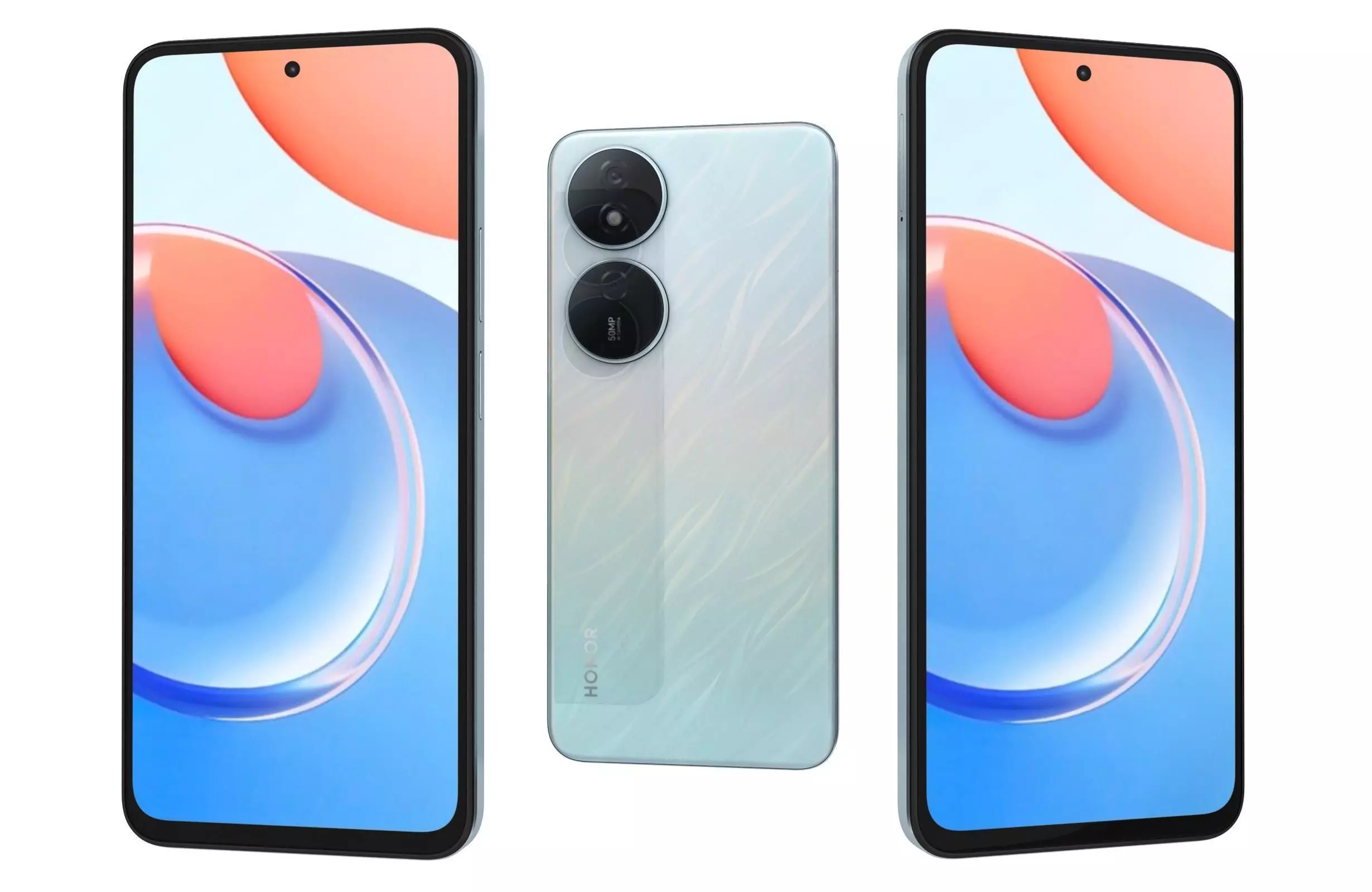 Honor Play 8T Blue 3D model_0