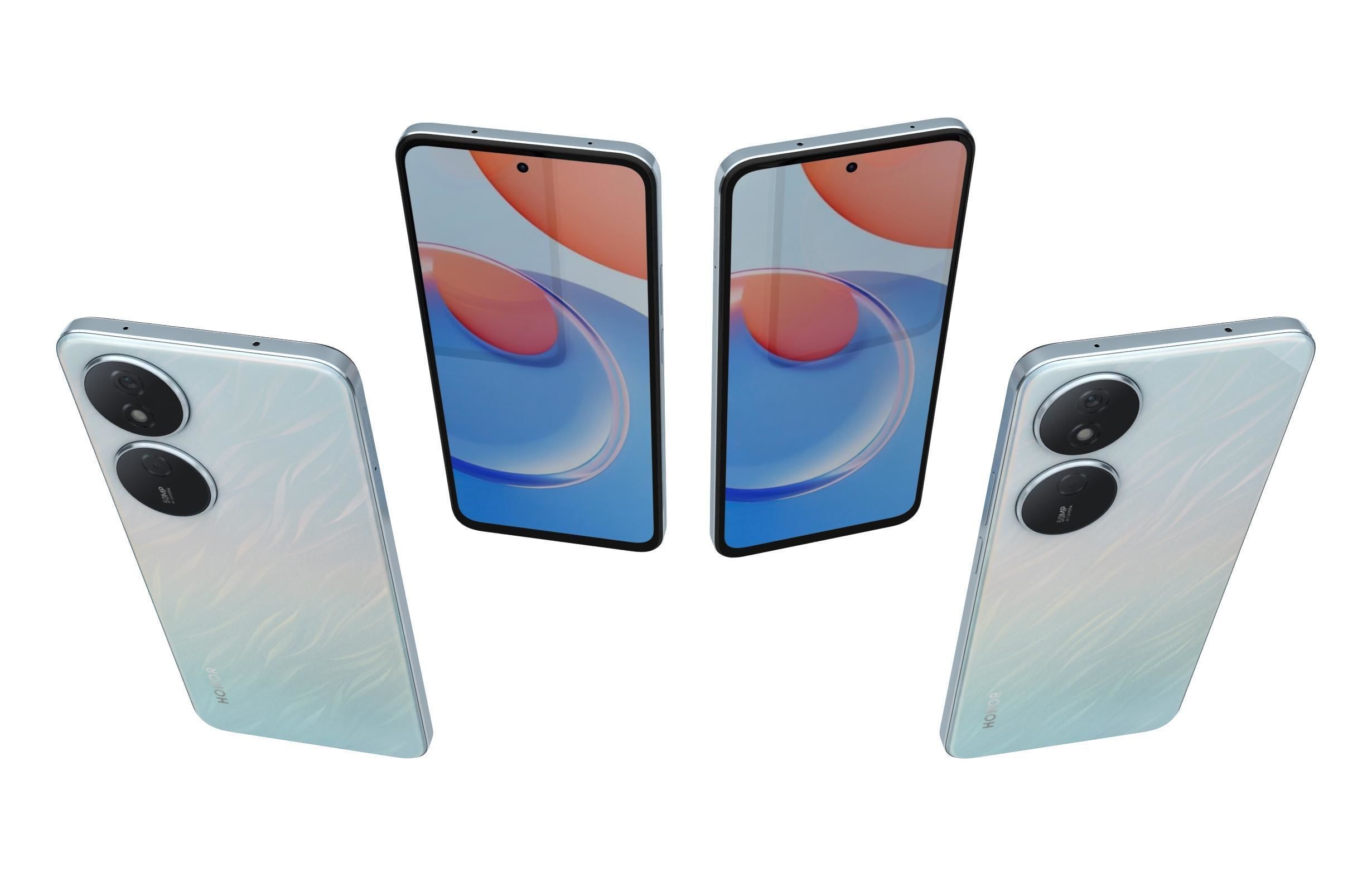 Honor Play 8T Blue 3D model_4