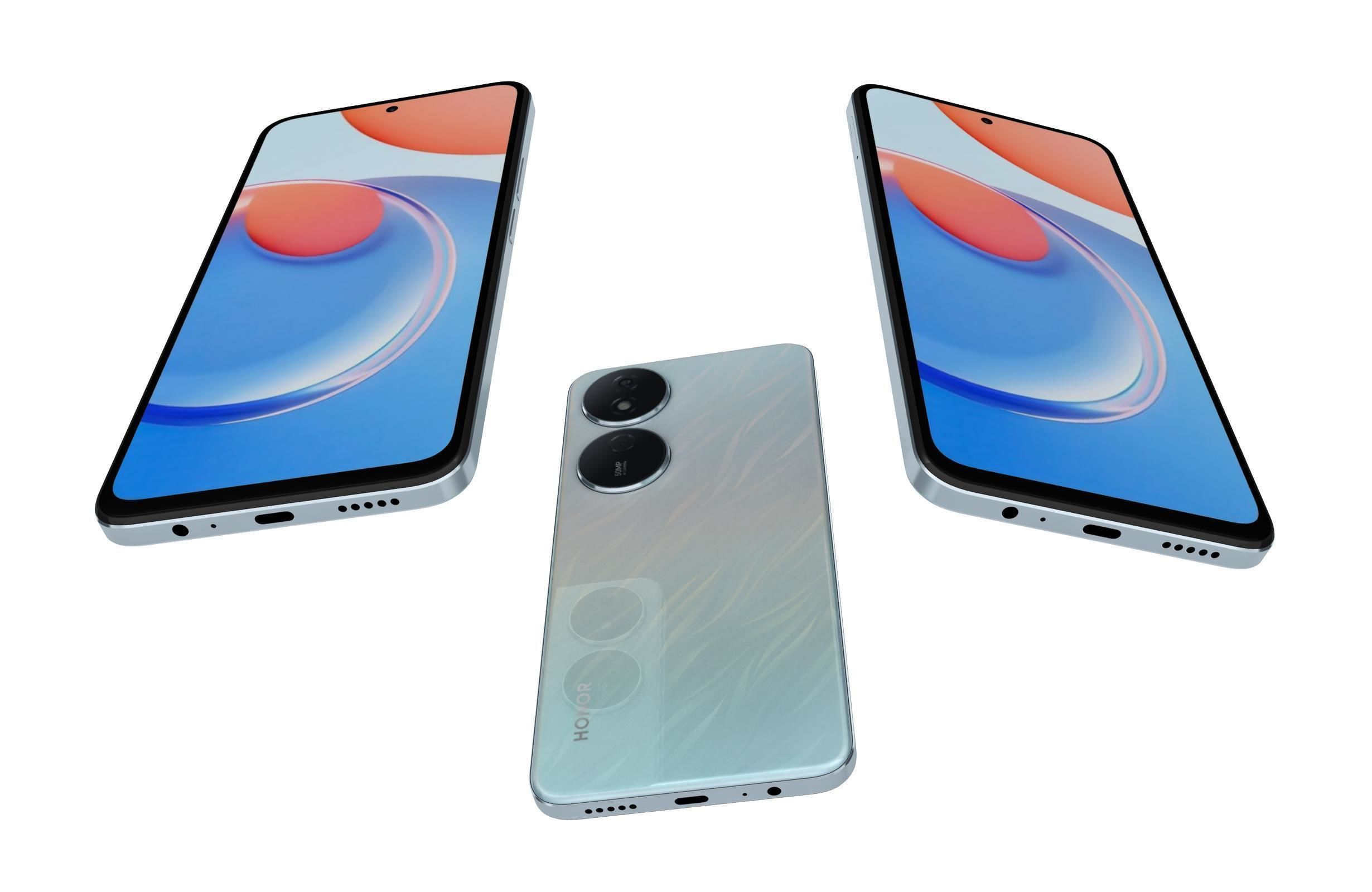 Honor Play 8T Blue 3D model_1