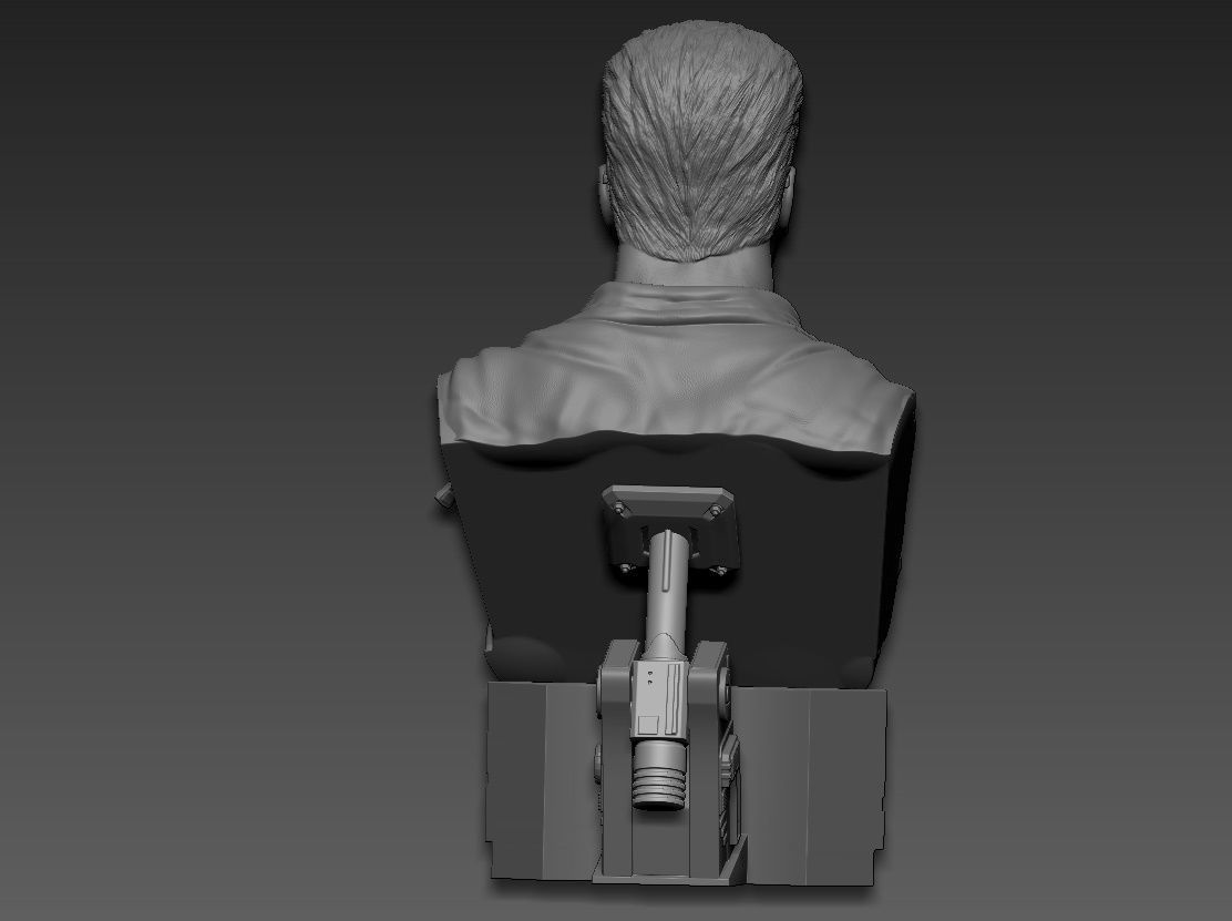 Terminator 2 Judgment Day Bust 2 3D print model_9