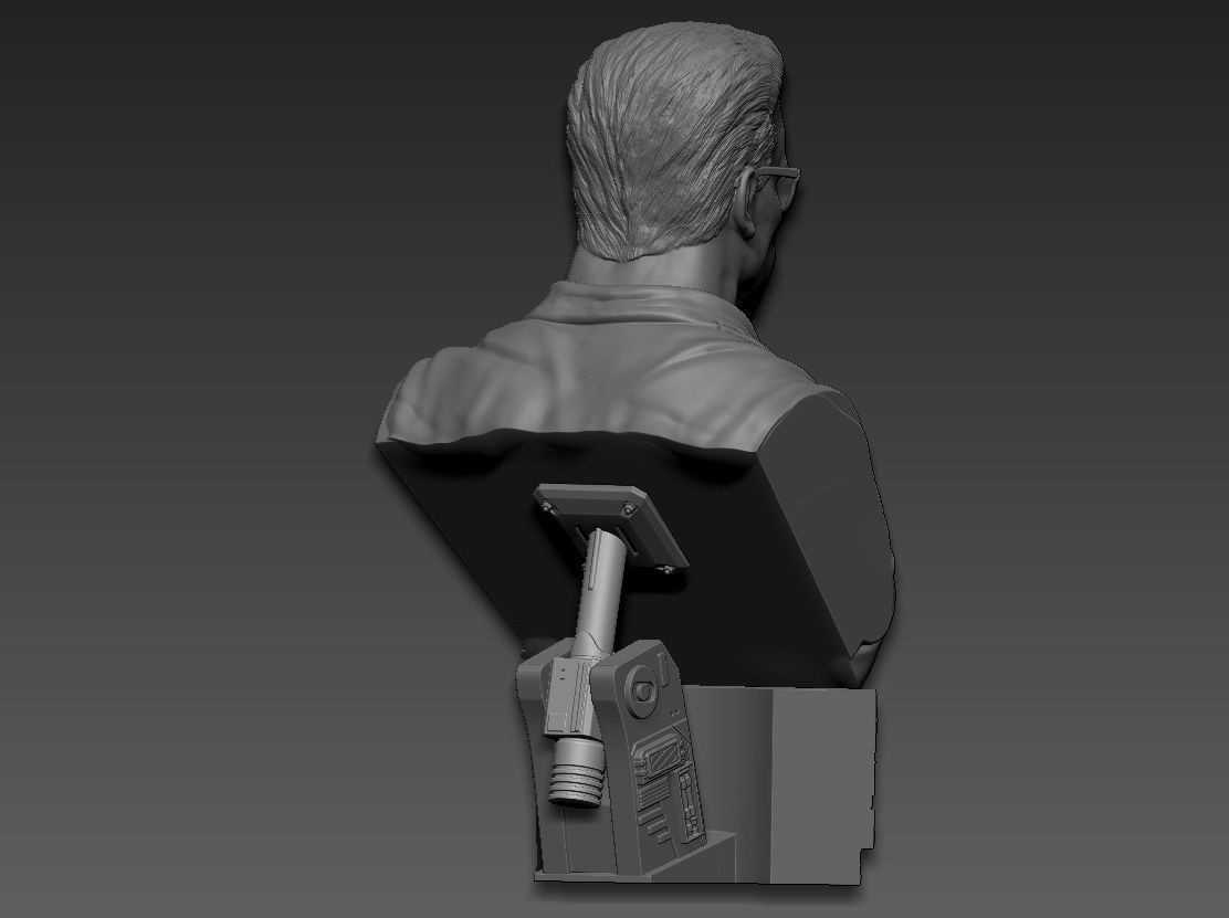 Terminator 2 Judgment Day Bust 2 3D print model_10