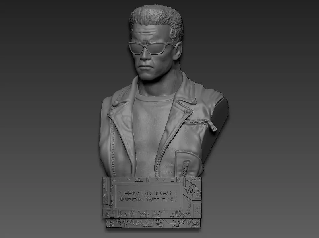 Terminator 2 Judgment Day Bust 2 3D print model_0