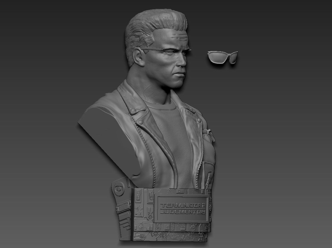 Terminator 2 Judgment Day Bust 2 3D print model_22