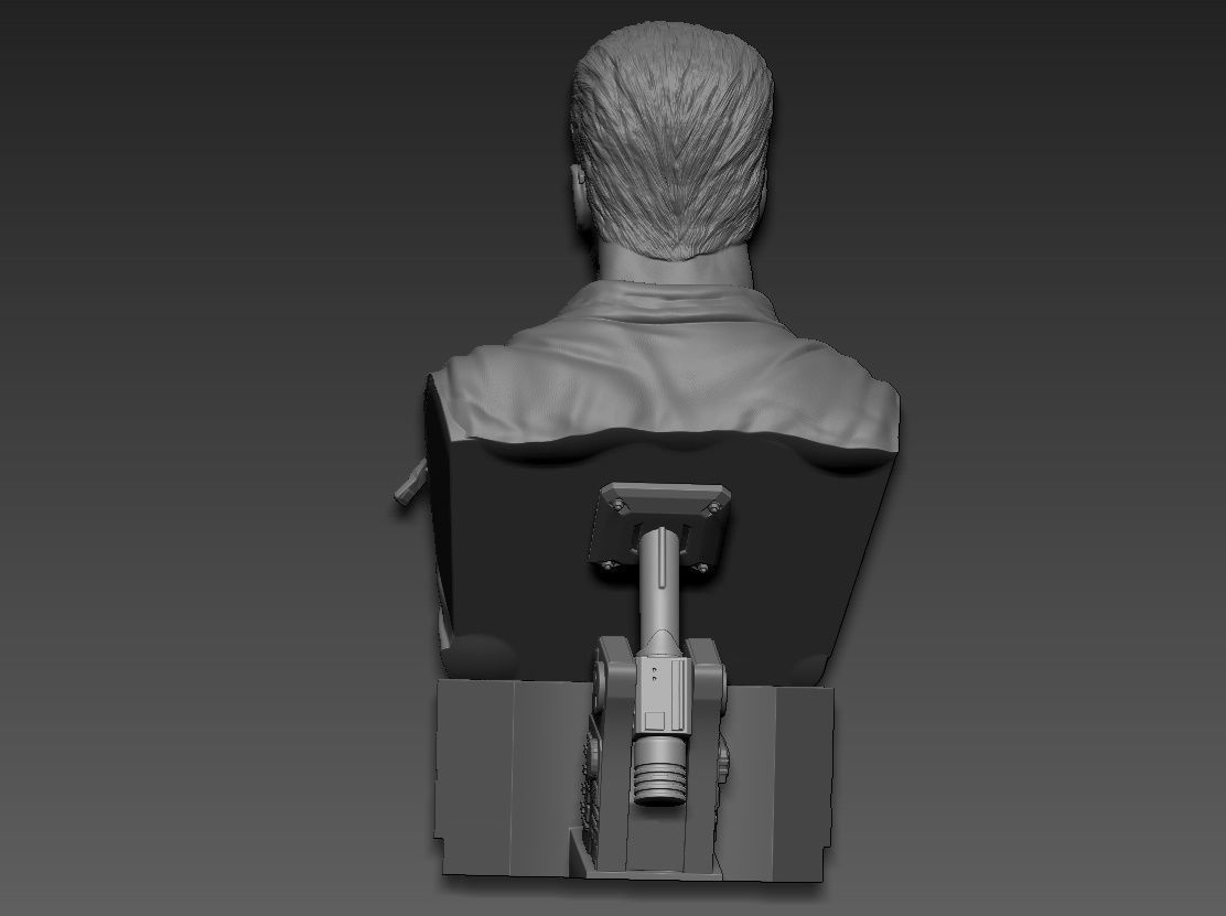Terminator 2 Judgment Day Bust 2 3D print model_8