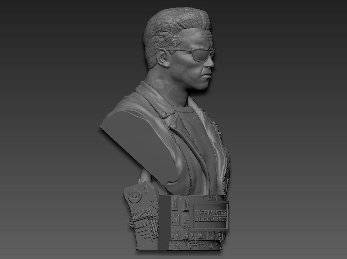 Terminator 2 Judgment Day Bust 2 3D print model_14