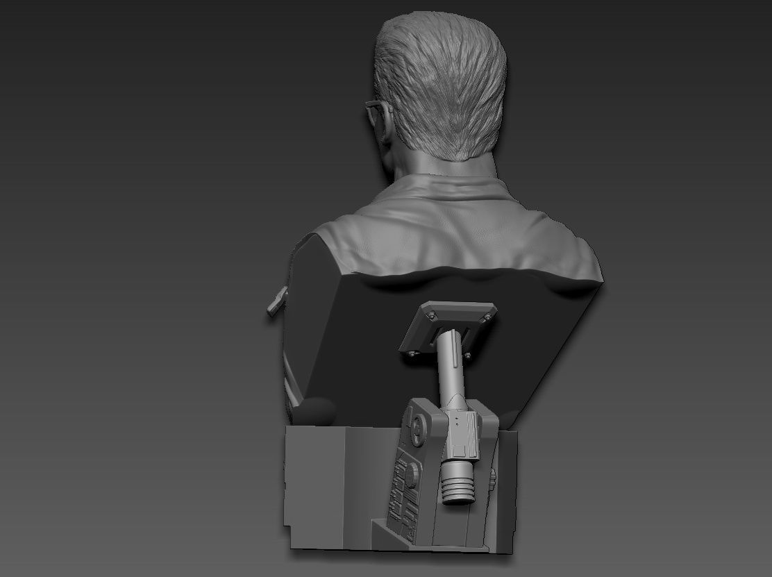 Terminator 2 Judgment Day Bust 2 3D print model_7