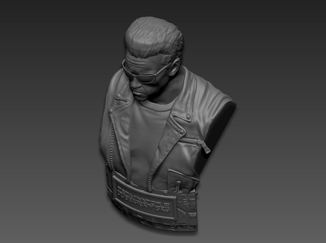 Terminator 2 Judgment Day Bust 2 3D print model_19