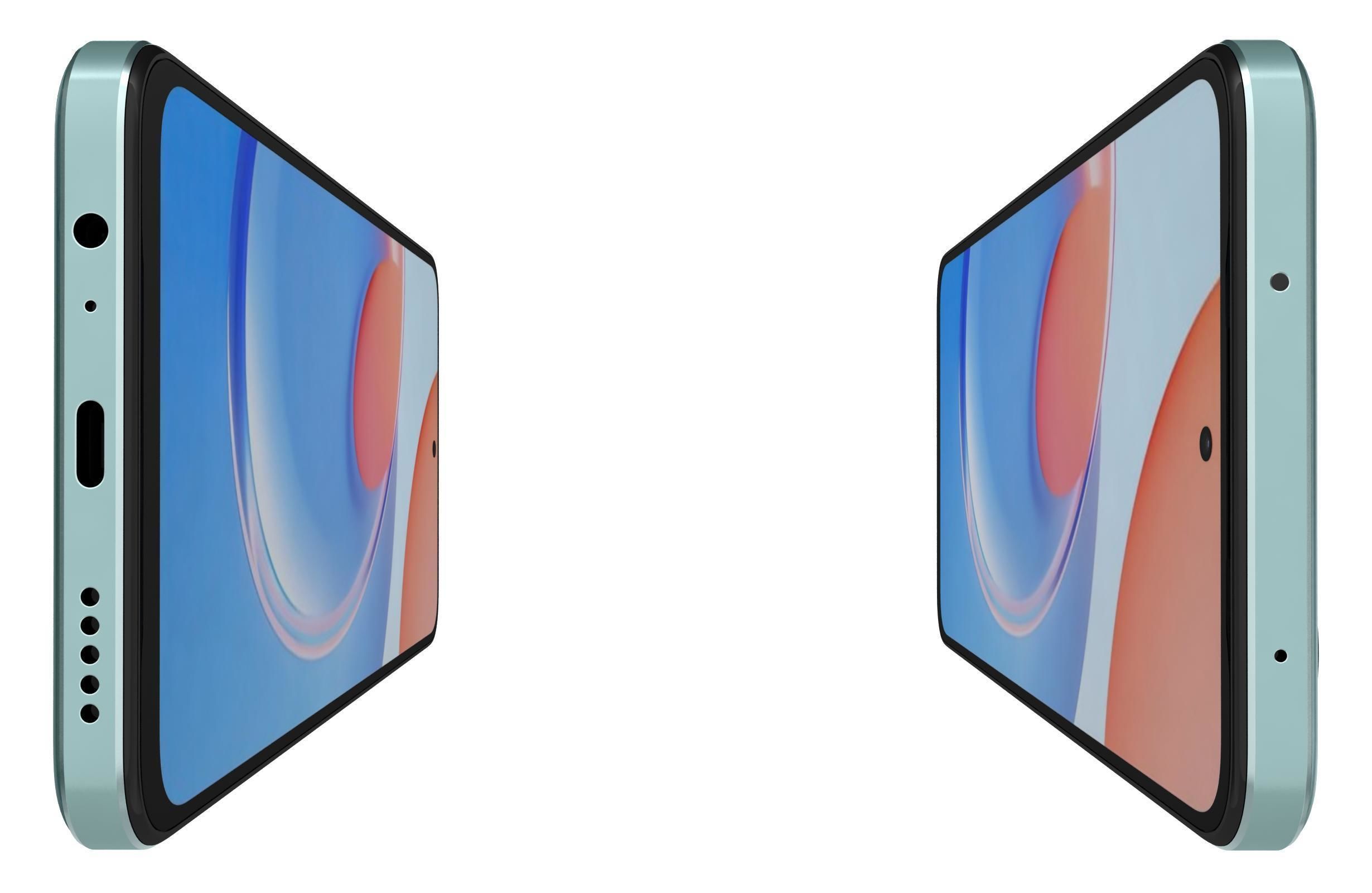 Honor Play 8T Green 3D model_6