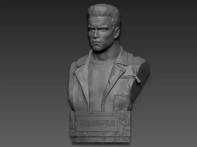 Terminator 2 Judgment Day Bust 3D print model