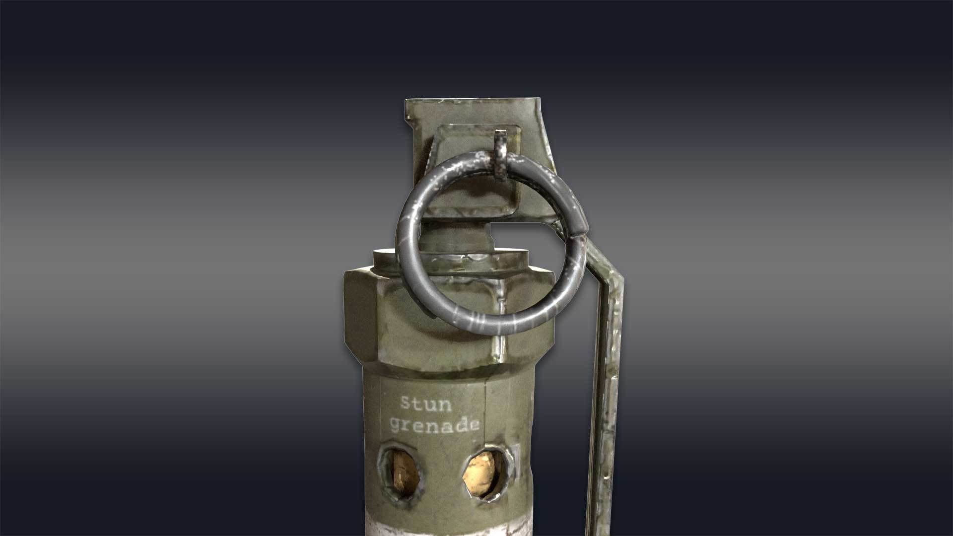 Stun Grenade - Military 3D model_4