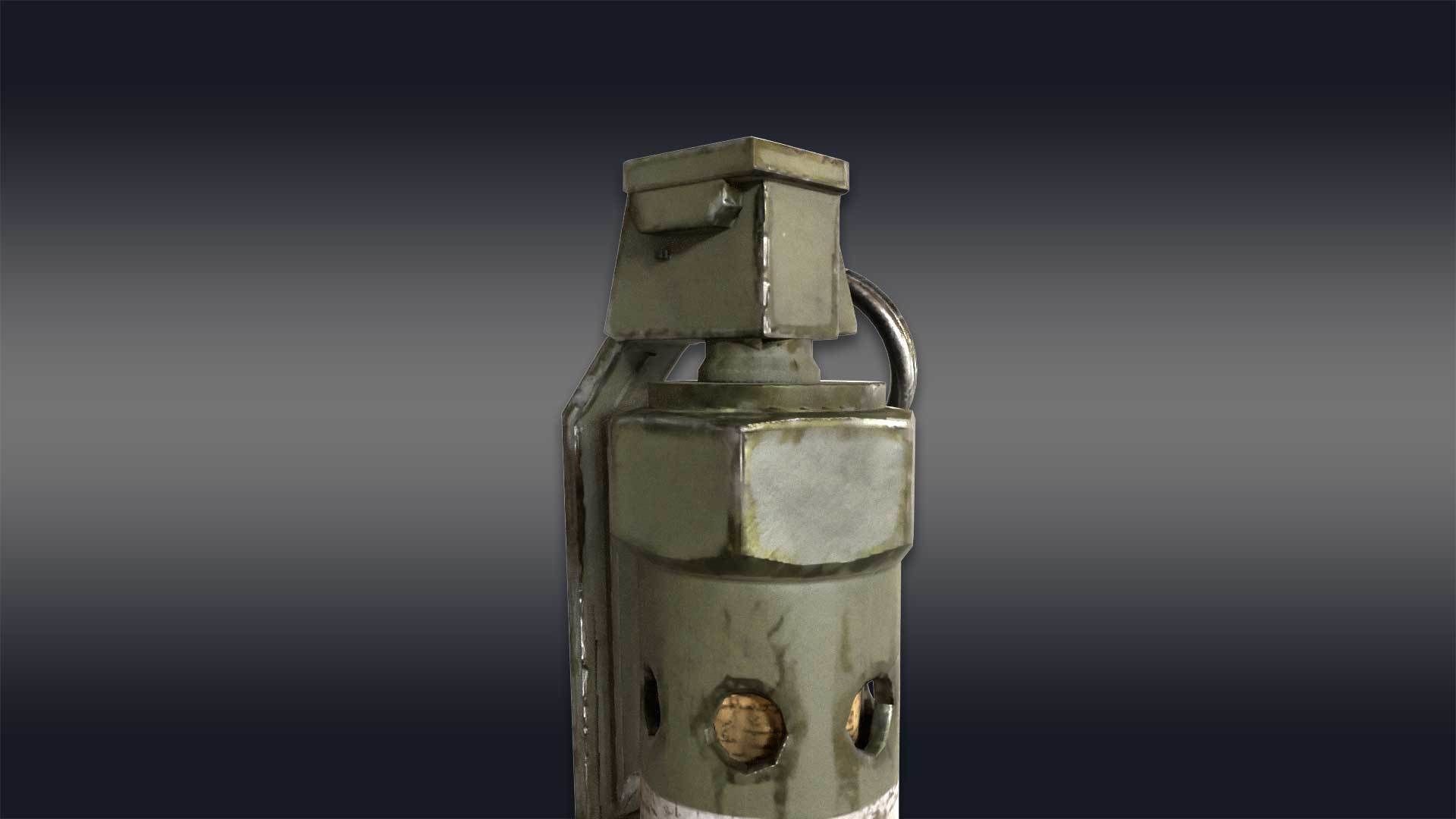 Stun Grenade - Military 3D model_6