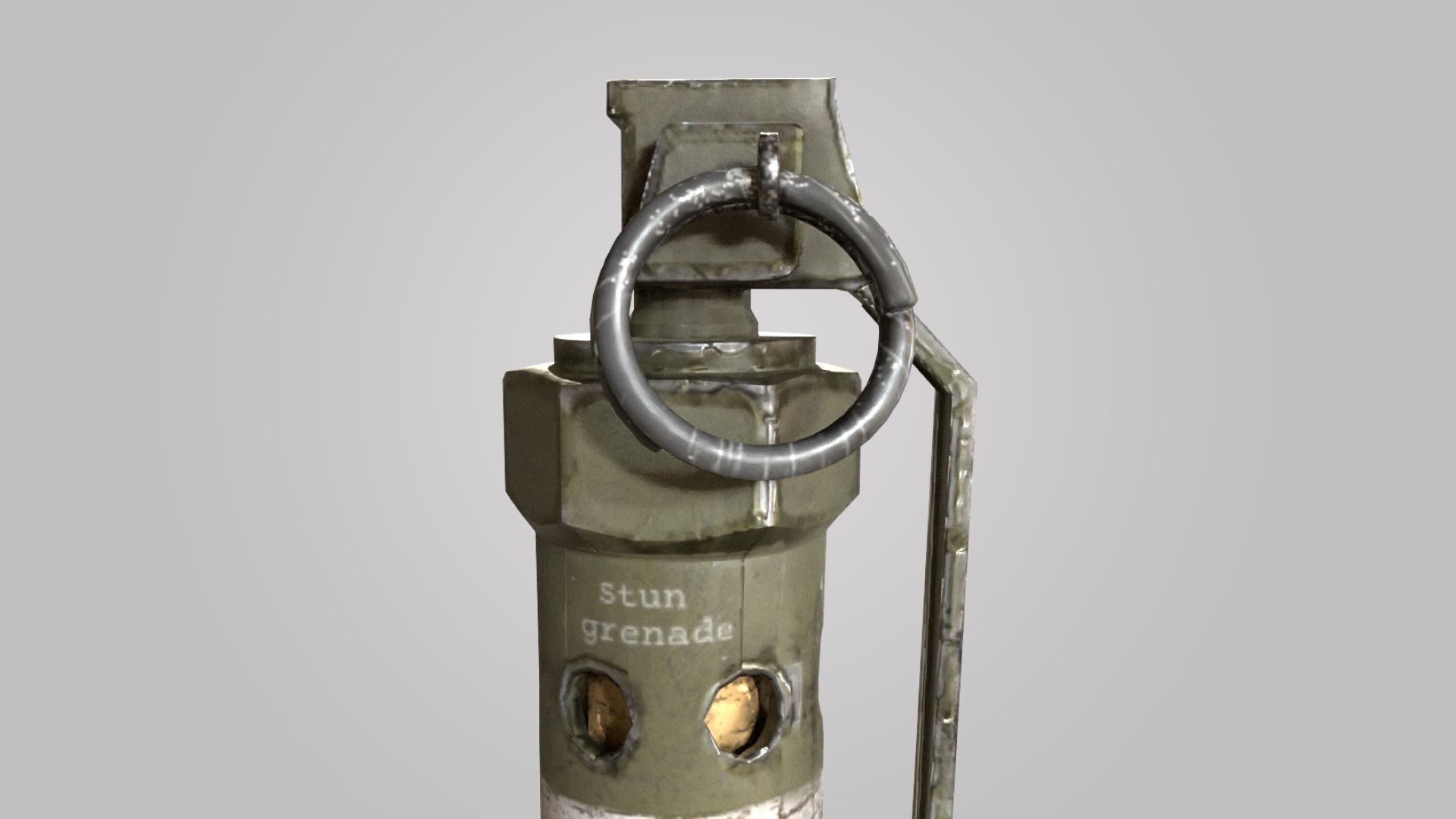 Stun Grenade - Military 3D model_5