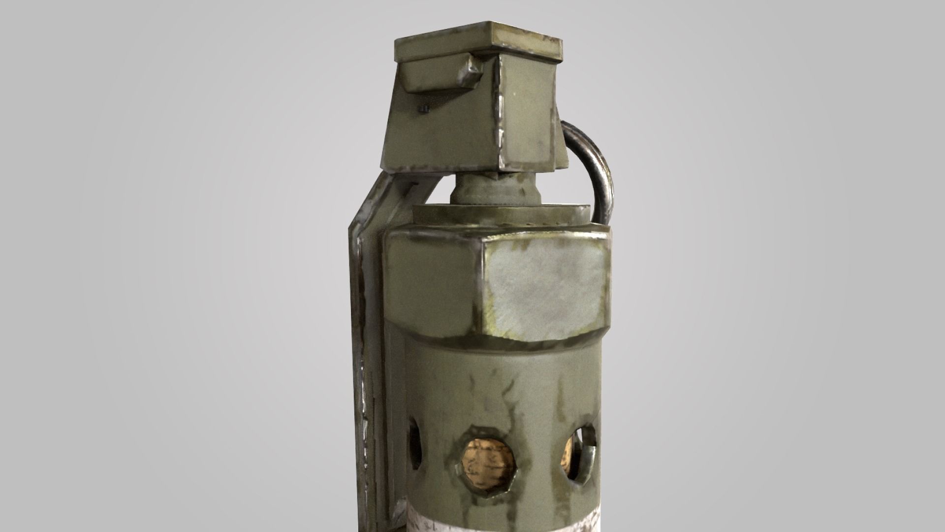 Stun Grenade - Military 3D model_7