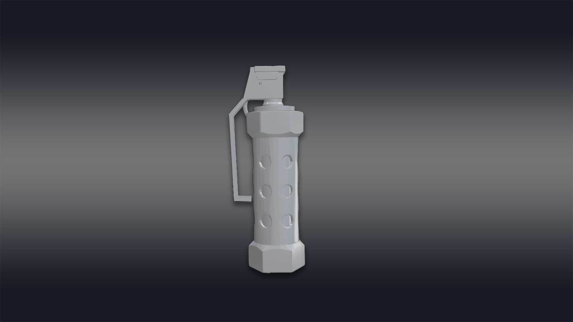 Stun Grenade - Military 3D model_14