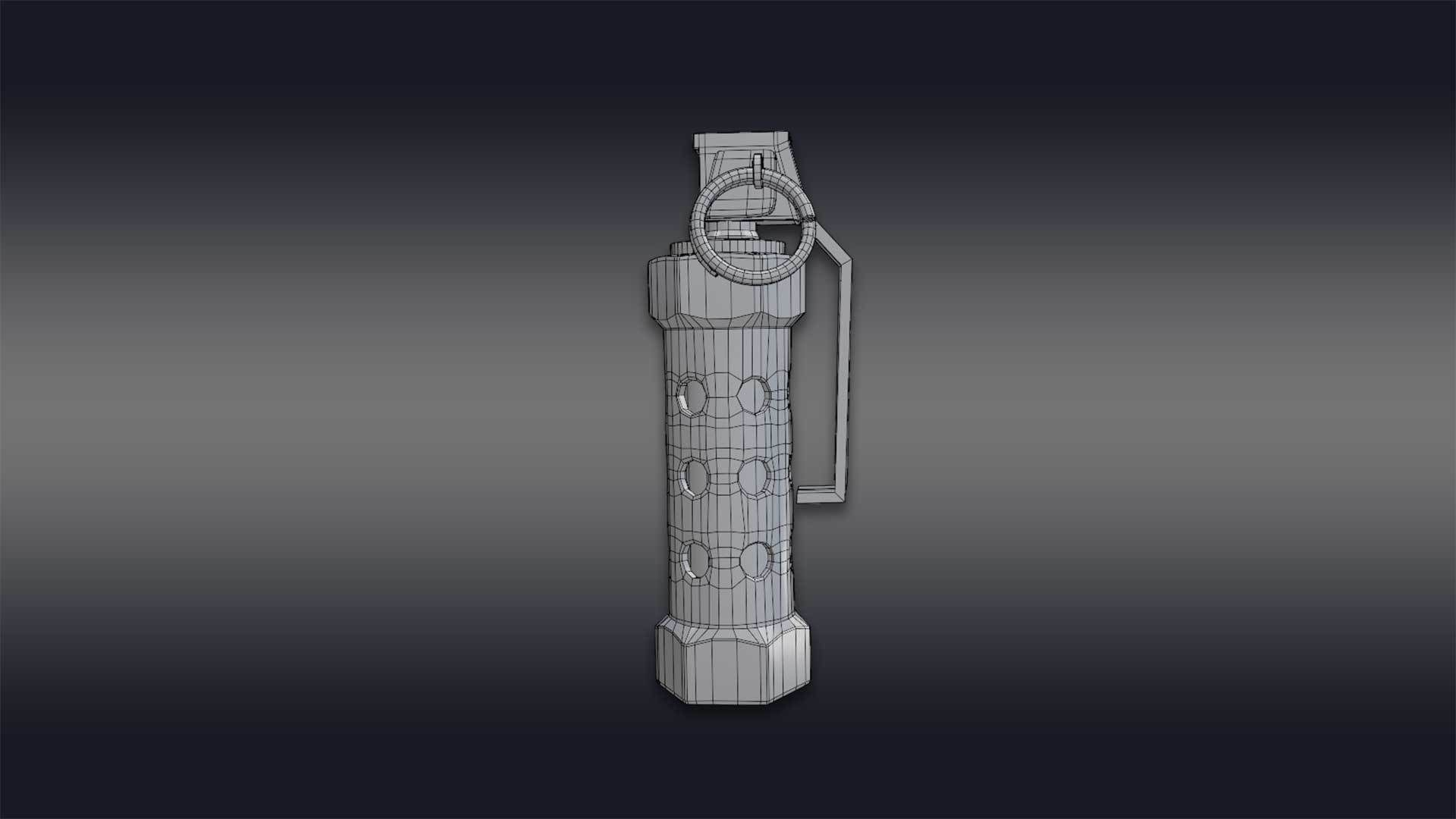 Stun Grenade - Military 3D model_15