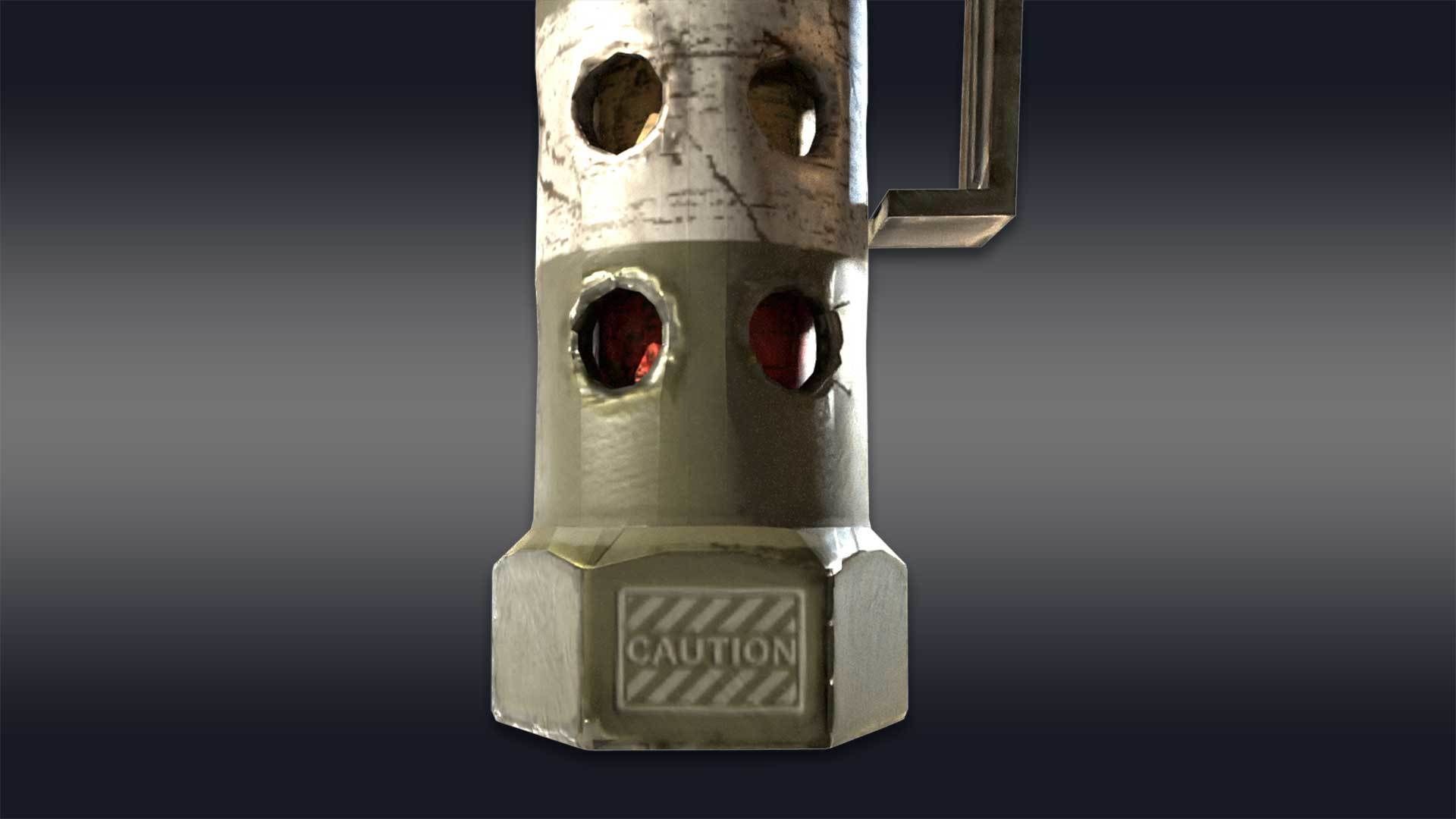 Stun Grenade - Military 3D model_8